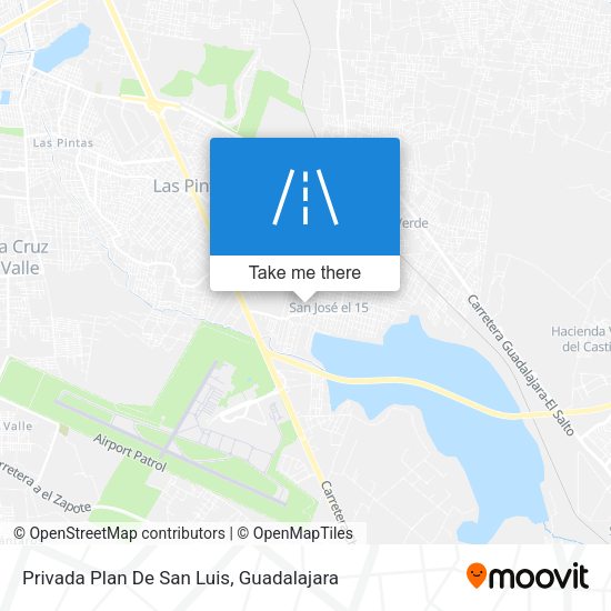 Privada Plan De San Luis map