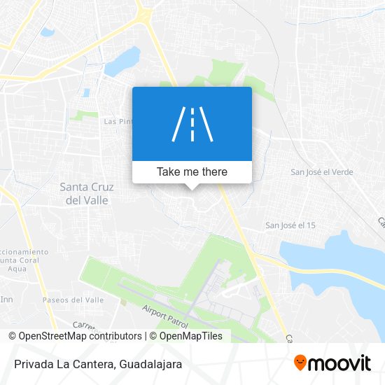 Privada La Cantera map
