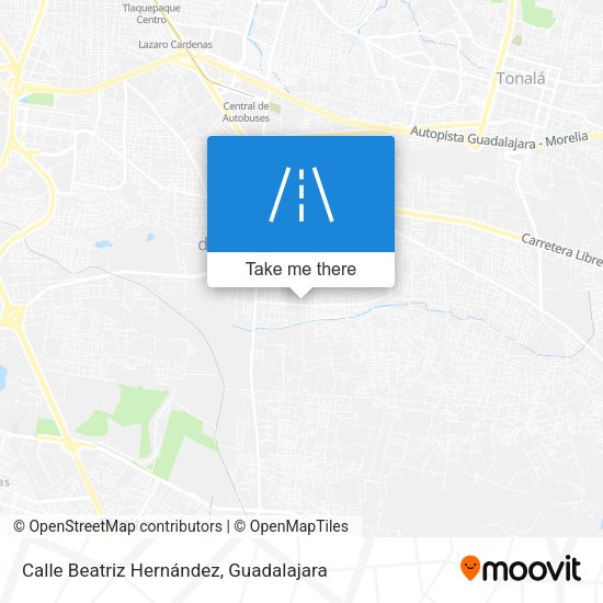 Mapa de Calle Beatriz Hernández