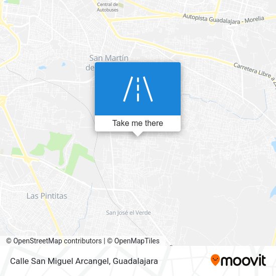 Calle San Miguel Arcangel map