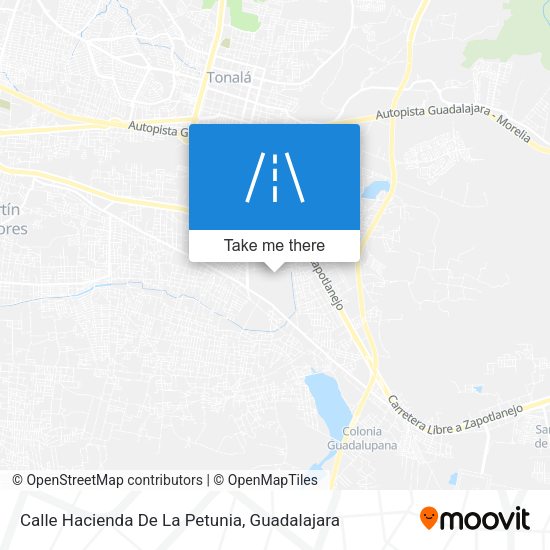 Mapa de Calle Hacienda De La Petunia