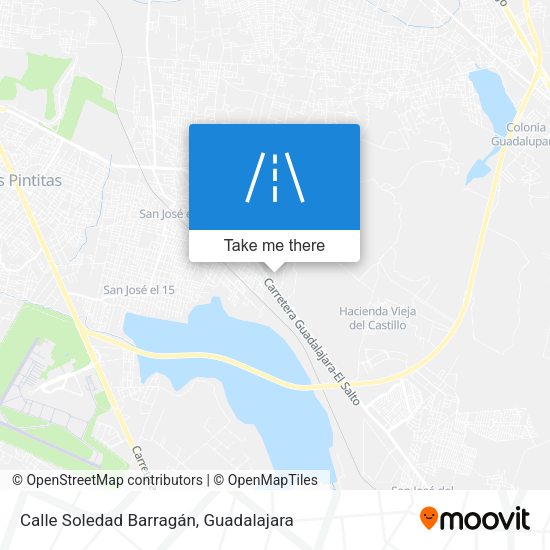 Mapa de Calle Soledad Barragán
