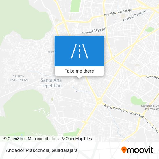 Mapa de Andador Plascencia