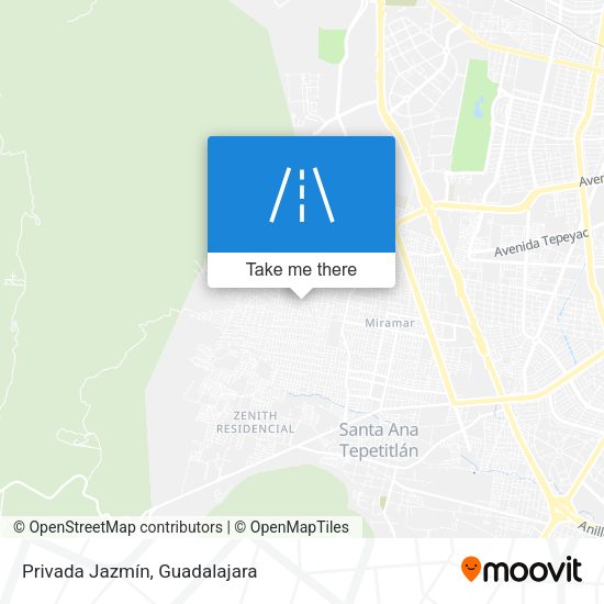 Privada Jazmín map