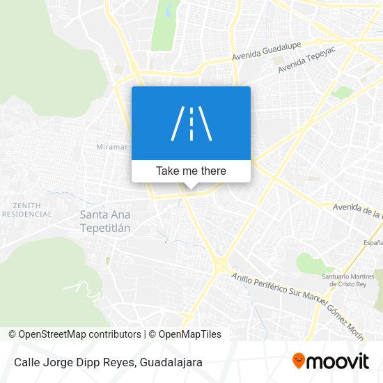 Calle Jorge Dipp Reyes map