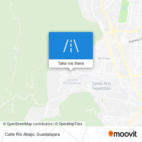 Calle Río Abajo map
