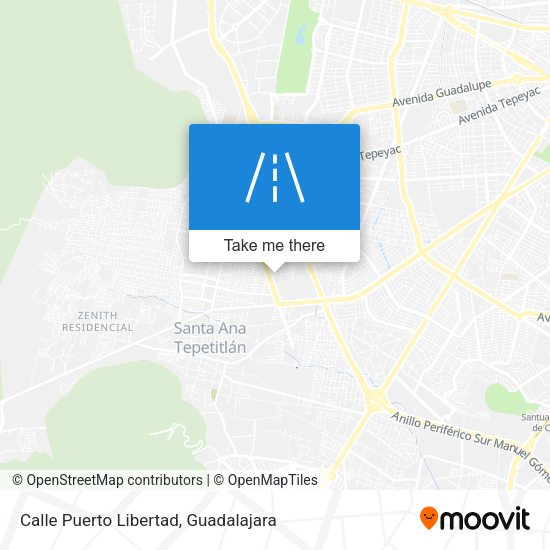 Calle Puerto Libertad map