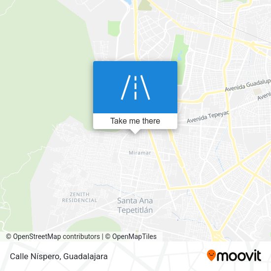 Calle Níspero map