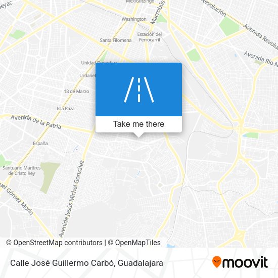 Calle José Guillermo Carbó map