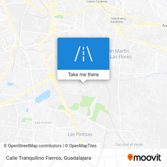 Calle Tranquilino Fierros map