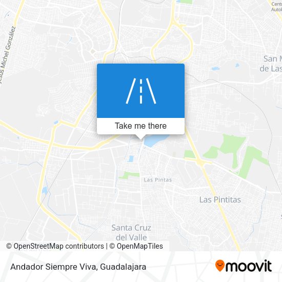 Andador Siempre Viva map