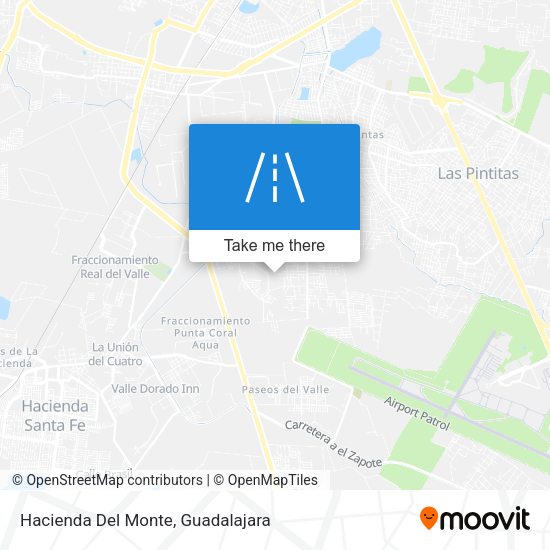 Hacienda Del Monte map