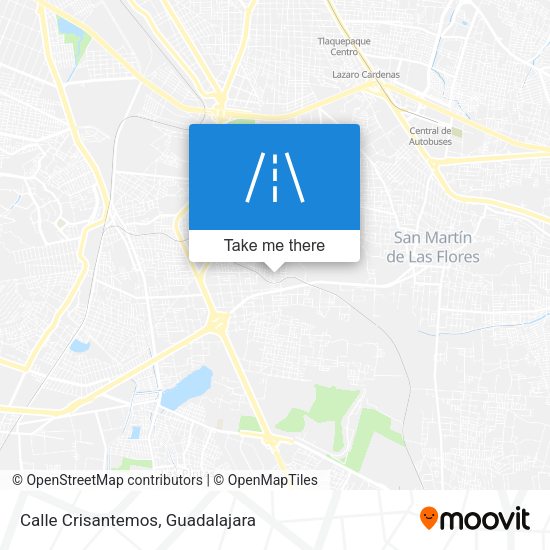 Calle Crisantemos map