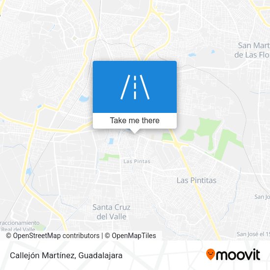 Callejón Martínez map
