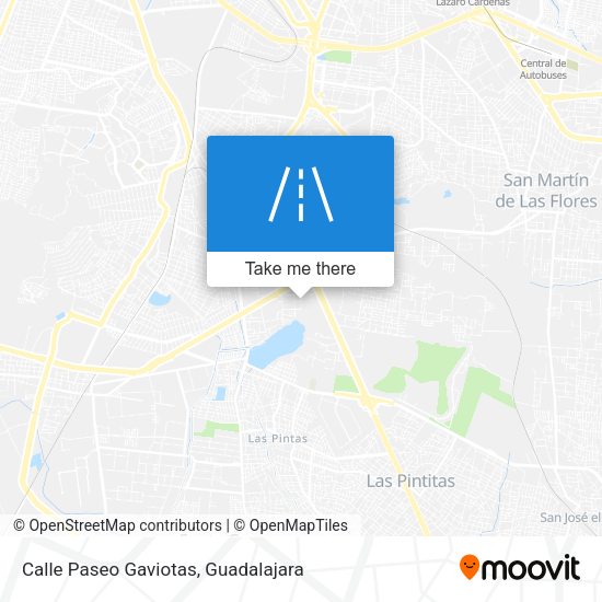 Mapa de Calle Paseo Gaviotas