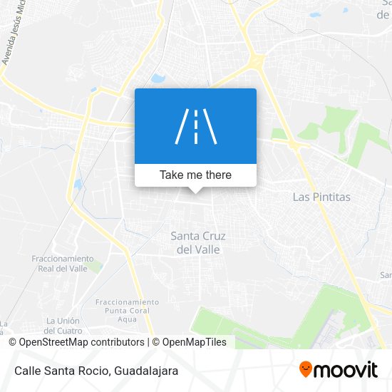 Calle Santa Rocio map