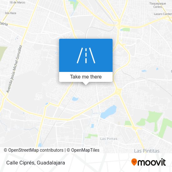 Calle Ciprés map