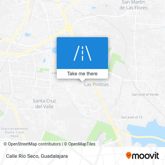 Calle Río Seco map