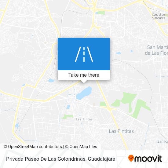 Mapa de Privada Paseo De Las Golondrinas
