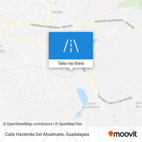 Calle Hacienda Del Ahuehuete map
