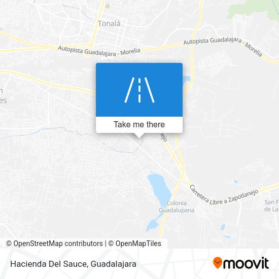 Mapa de Hacienda Del Sauce