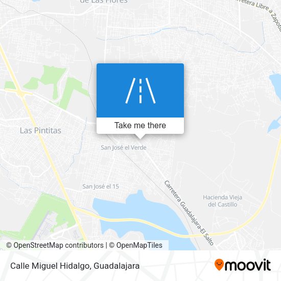 Mapa de Calle Miguel Hidalgo