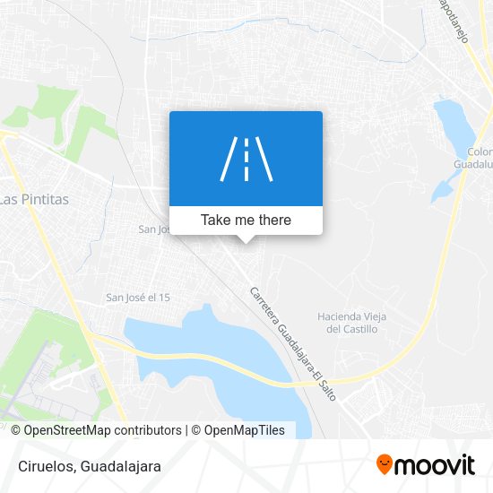Mapa de Ciruelos