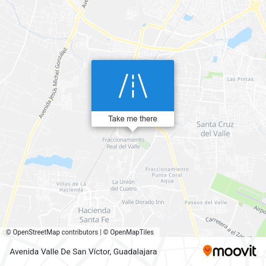 Mapa de Avenida Valle De San Víctor