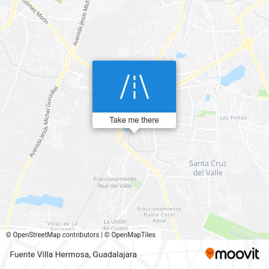 Fuente Villa Hermosa map