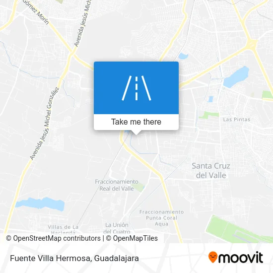 Fuente Villa Hermosa map