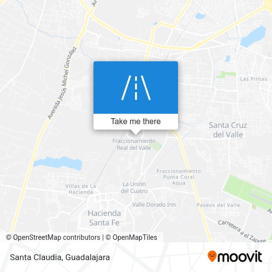 Mapa de Santa Claudia