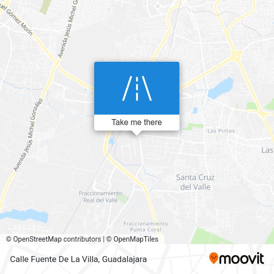 Mapa de Calle Fuente De La Villa