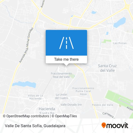 Valle De Santa Sofía map