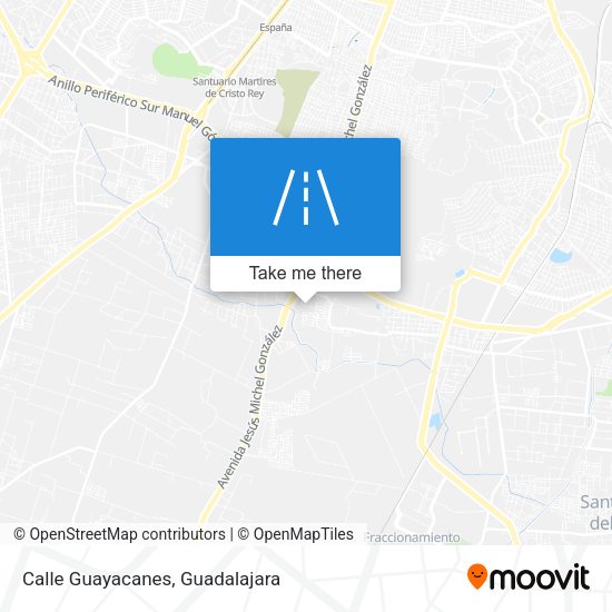 Mapa de Calle Guayacanes