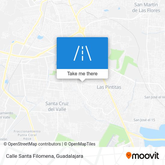 Calle Santa Filomena map