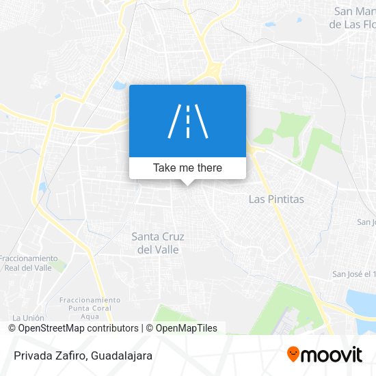 Mapa de Privada Zafiro