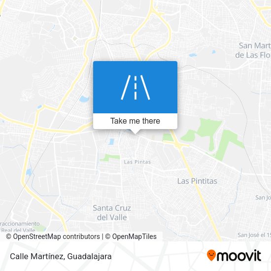 Mapa de Calle Martínez