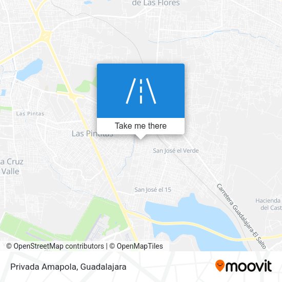 Mapa de Privada Amapola