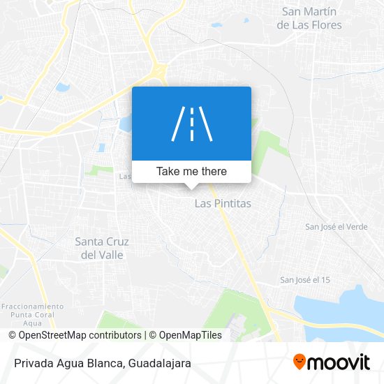 Mapa de Privada Agua Blanca