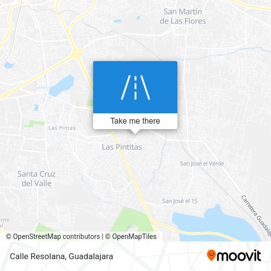 Mapa de Calle Resolana