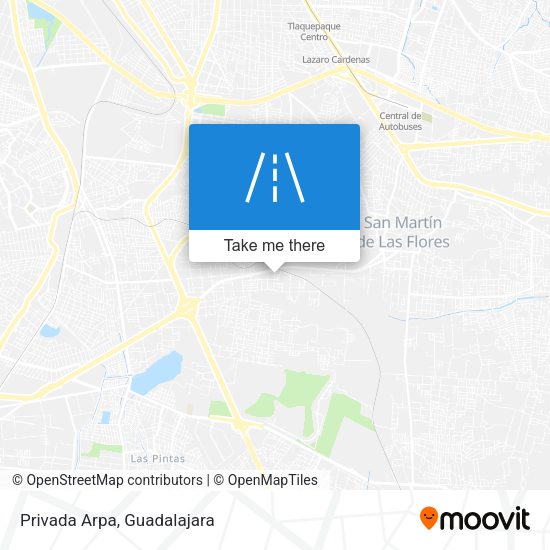 Mapa de Privada Arpa