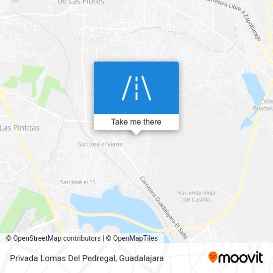 Privada Lomas Del Pedregal map