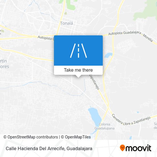 Calle Hacienda Del Arrecife map