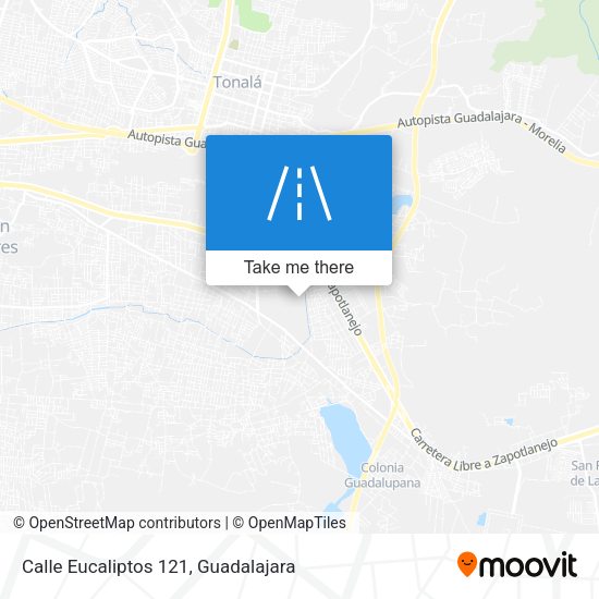 Mapa de Calle Eucaliptos 121
