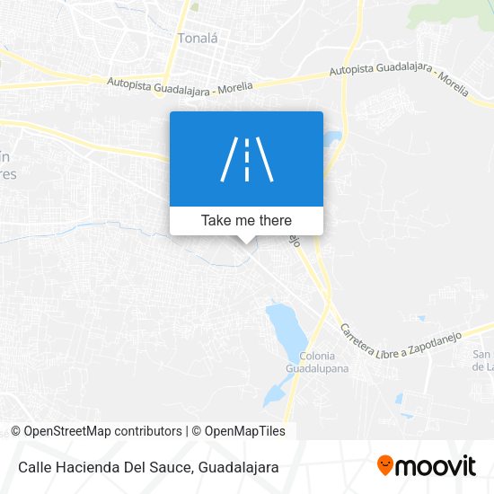 Calle Hacienda Del Sauce map