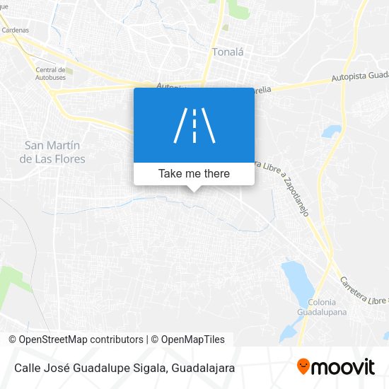 Calle José Guadalupe Sigala map