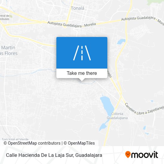 Mapa de Calle Hacienda De La Laja Sur