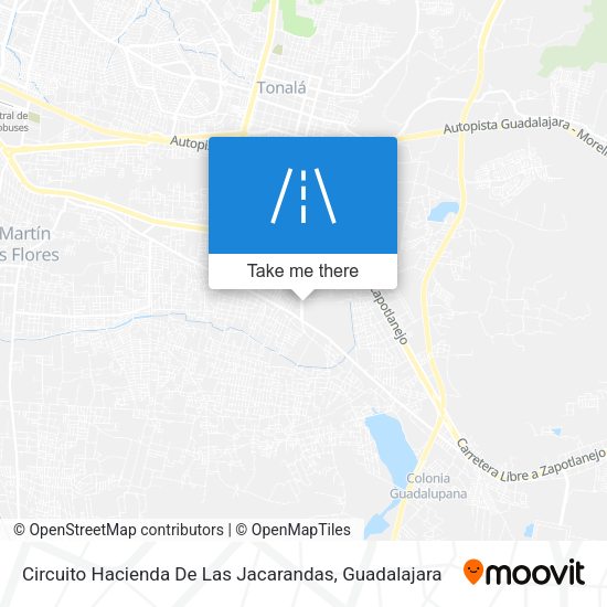 Circuito Hacienda De Las Jacarandas map