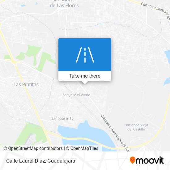 Mapa de Calle Laurel Díaz