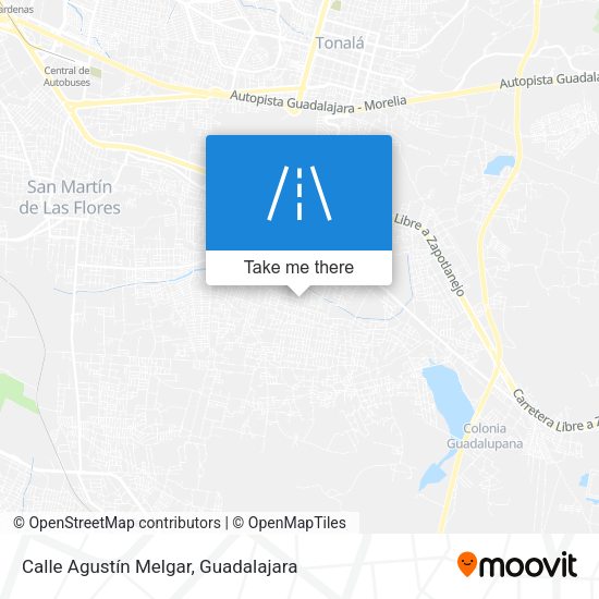 Calle Agustín Melgar map
